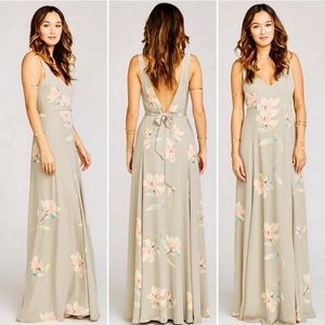 SHOW ME YOUR MUMU Jenn Floral Maxi Dress MEDIUM